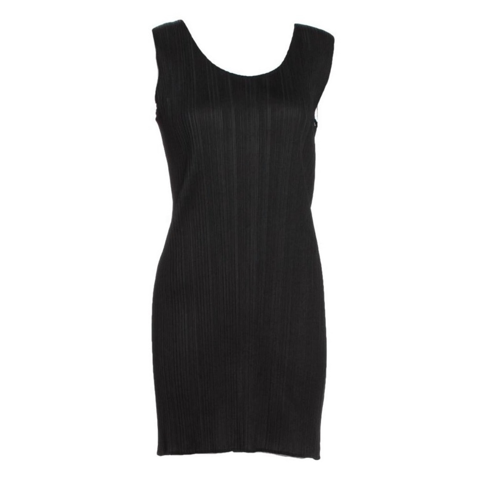 Pleats Please by Issey Miyake Black Dress